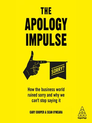 cover image of The Apology Impulse